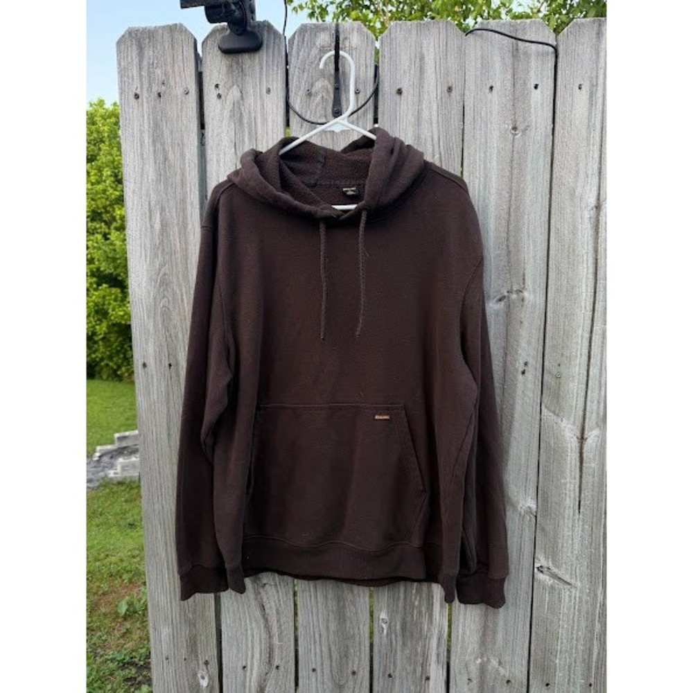 Workwear Fleece Brahma Hoodie Mens XL Brown